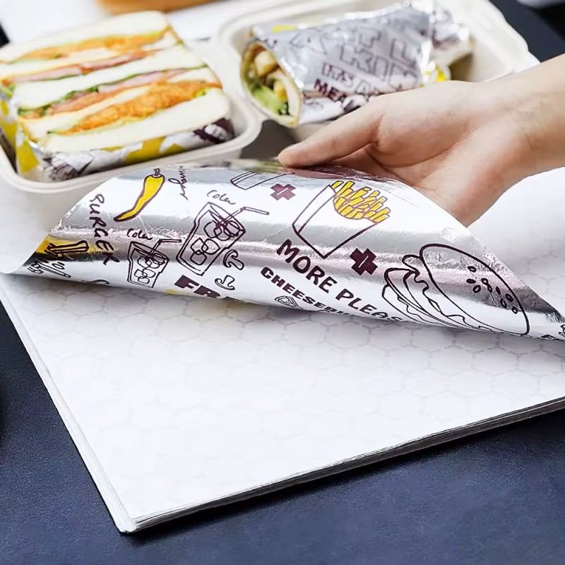 Custom Aluminum Foil Sheet Sandwich Paper