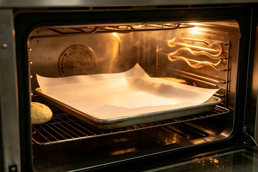 Paper Curls During Baking