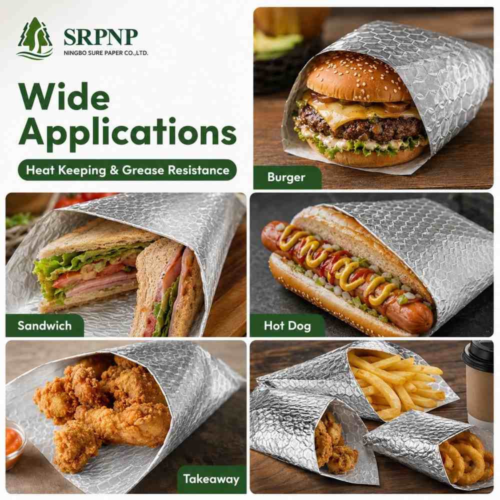 laminated aluminum foil paper roll sure paper