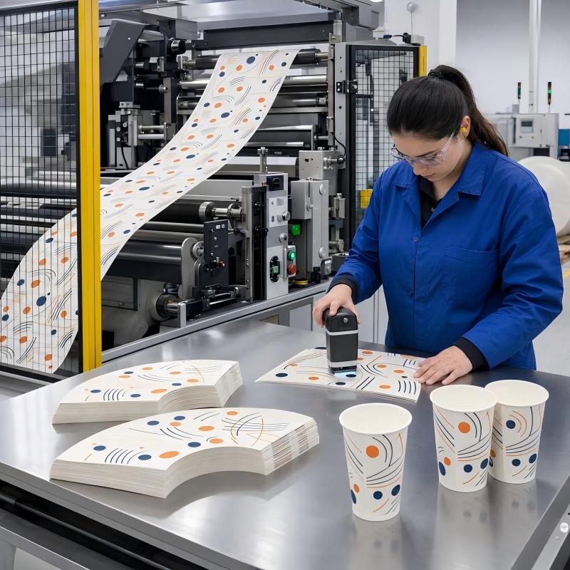 cupstock paper flexographic print quality