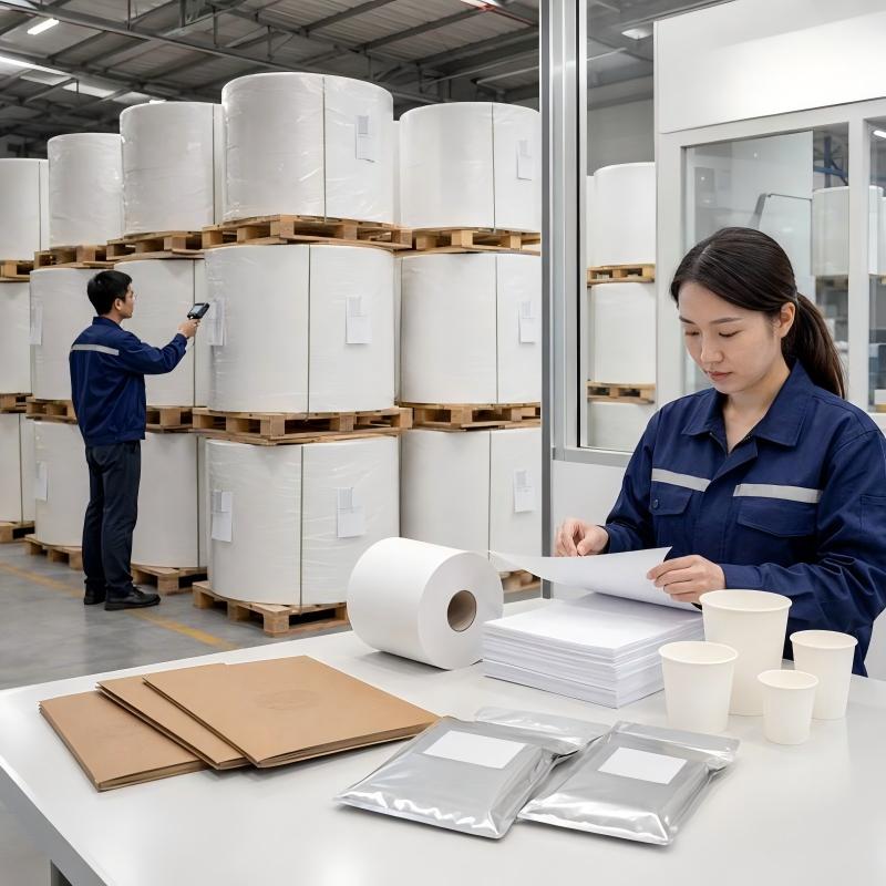 cupstock paper supplier inventory and samples