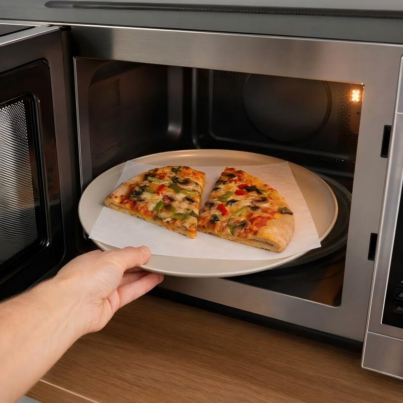 microwave safe parchment paper pizza