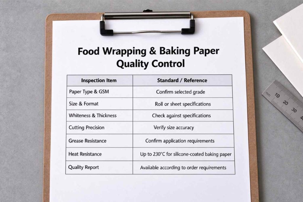 food wrapping paper & baking paper report